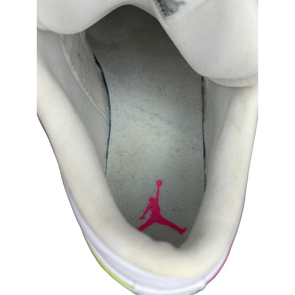 Air Jordan 1 Low Multi-Color Swoosh Mens Sz 9.5 CW7033-100 - Picture 8 of 9